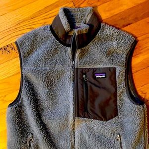 Patagonia retro-x vest, men’s med, grey.